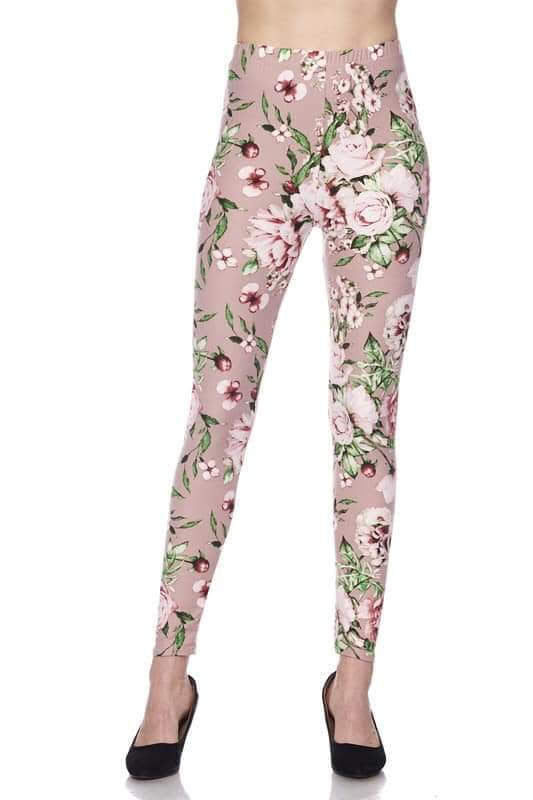 Rose butter leggings