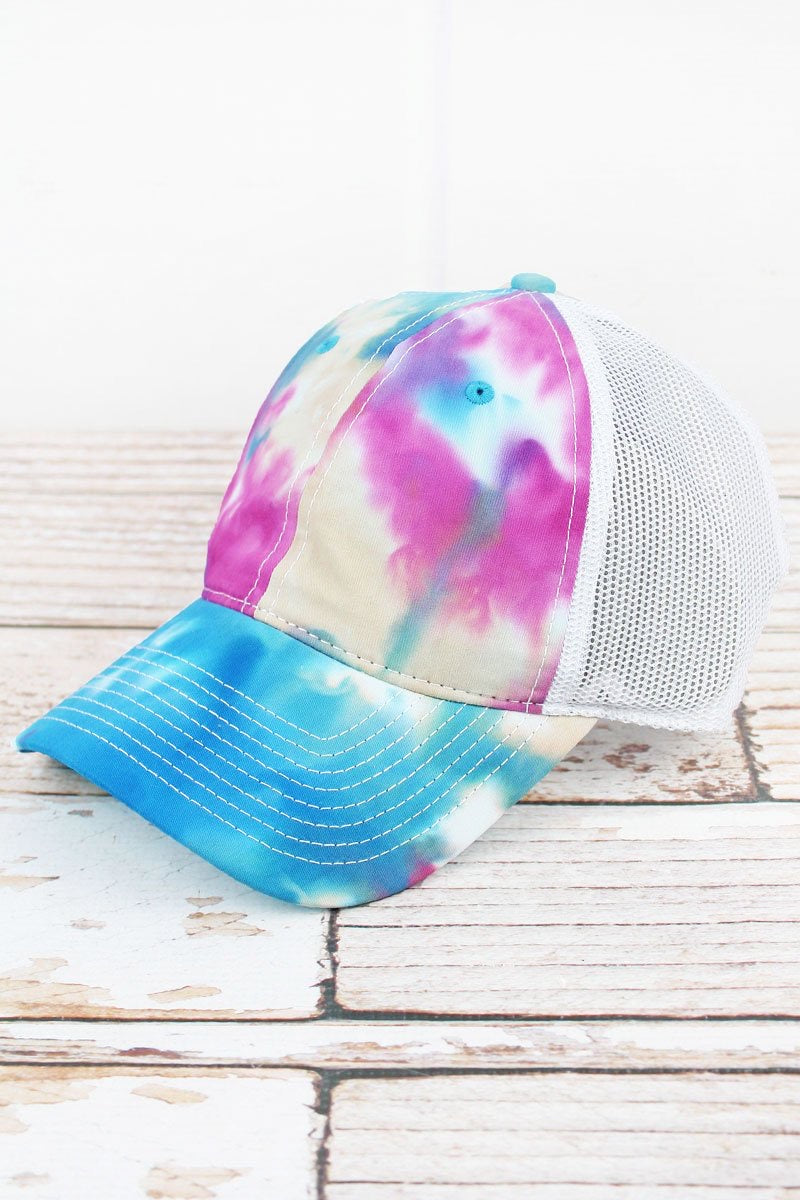 Tie dye ball cap