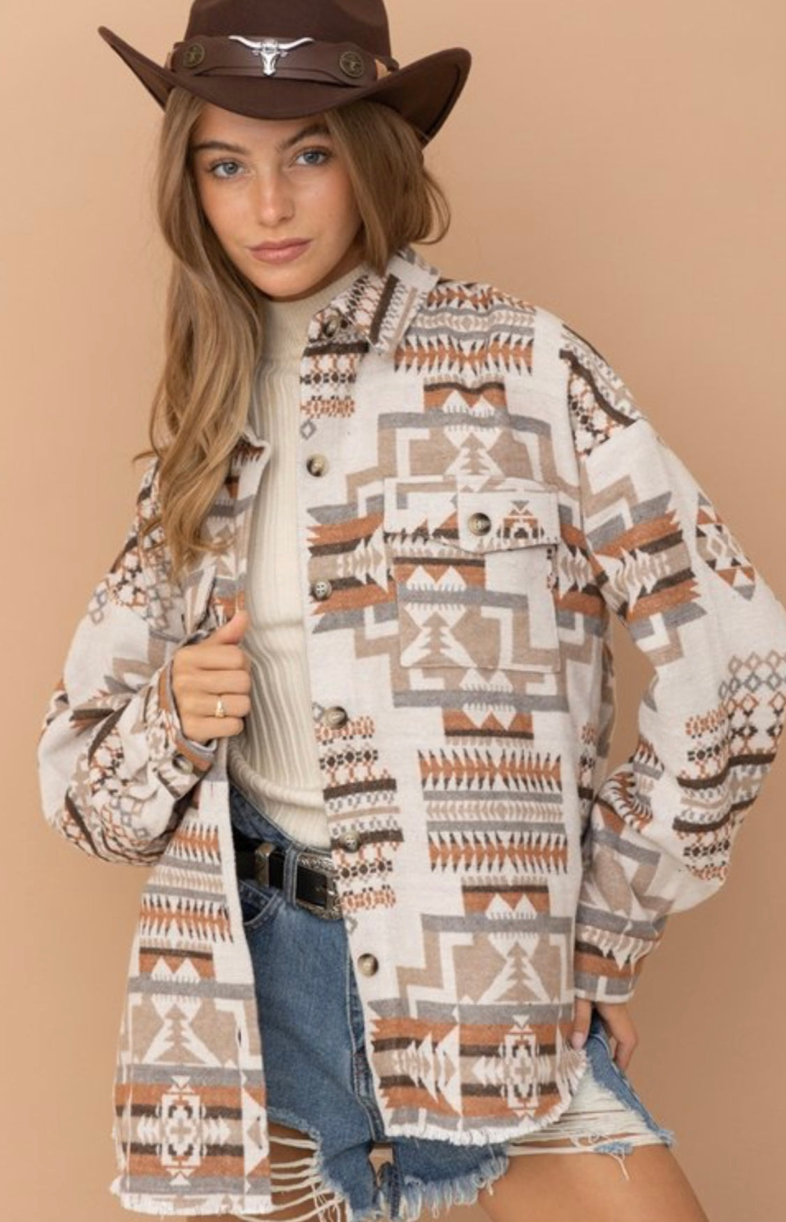 Sedona Jacquard  Shacket