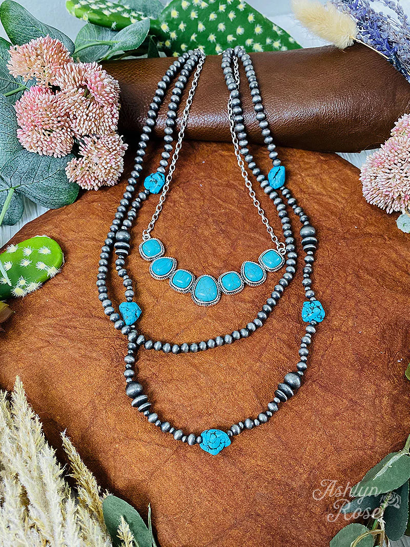 BLUE SUMMER SKIES NECKLACE