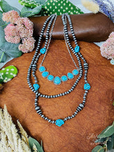 Load image into Gallery viewer, BLUE SUMMER SKIES NECKLACE
