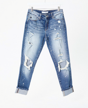 Load image into Gallery viewer, KanCan Paint Speck Jeans
