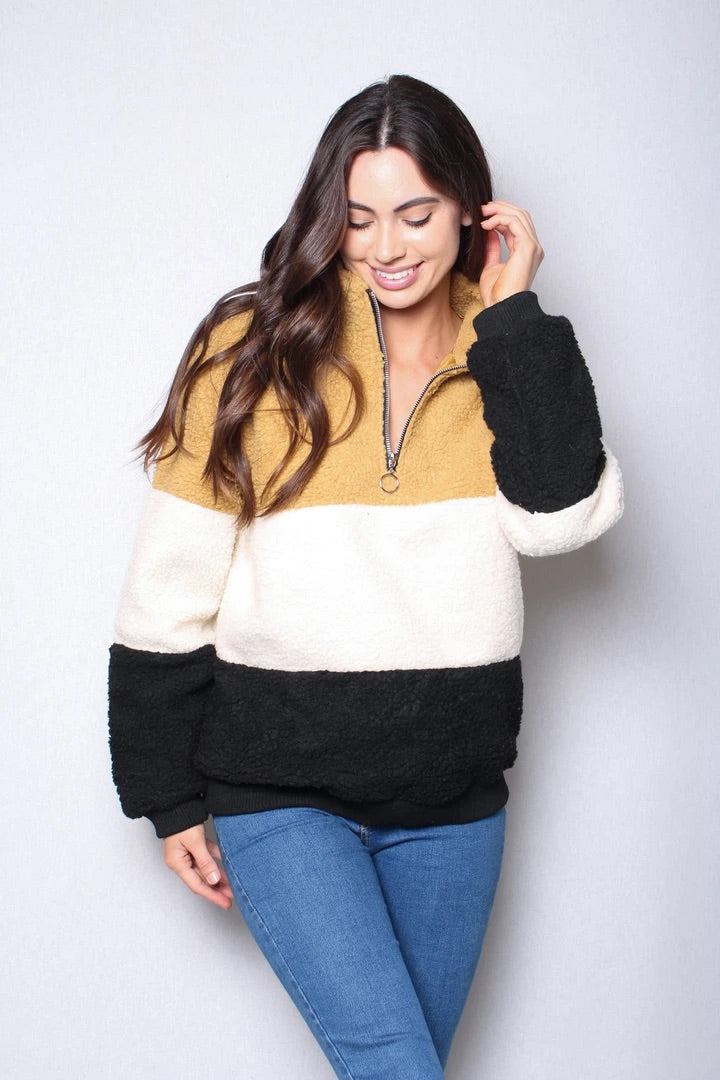 Sherpa Colorblock Pullover