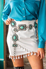 Load image into Gallery viewer, Turquoise Chain Link Belt
