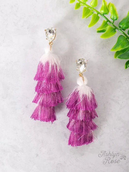 Elegantly Simple Tassel Earrings