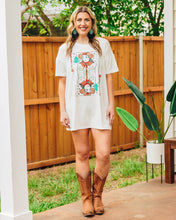 Load image into Gallery viewer, Cosmic Cowgirl Tshirt Dress
