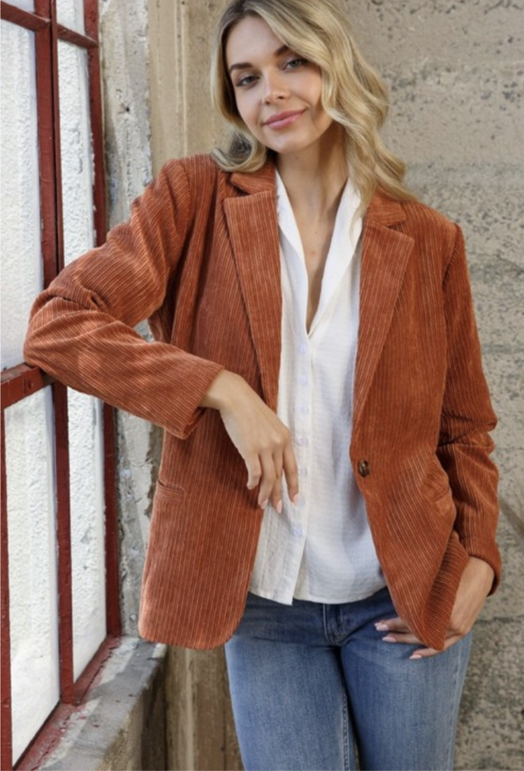 Ginger Corduroy Blazer