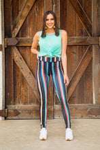 Load image into Gallery viewer, Black serape leggings
