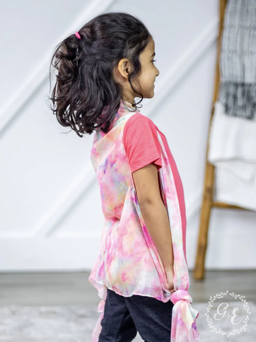 Girls' Tie Dye Vest