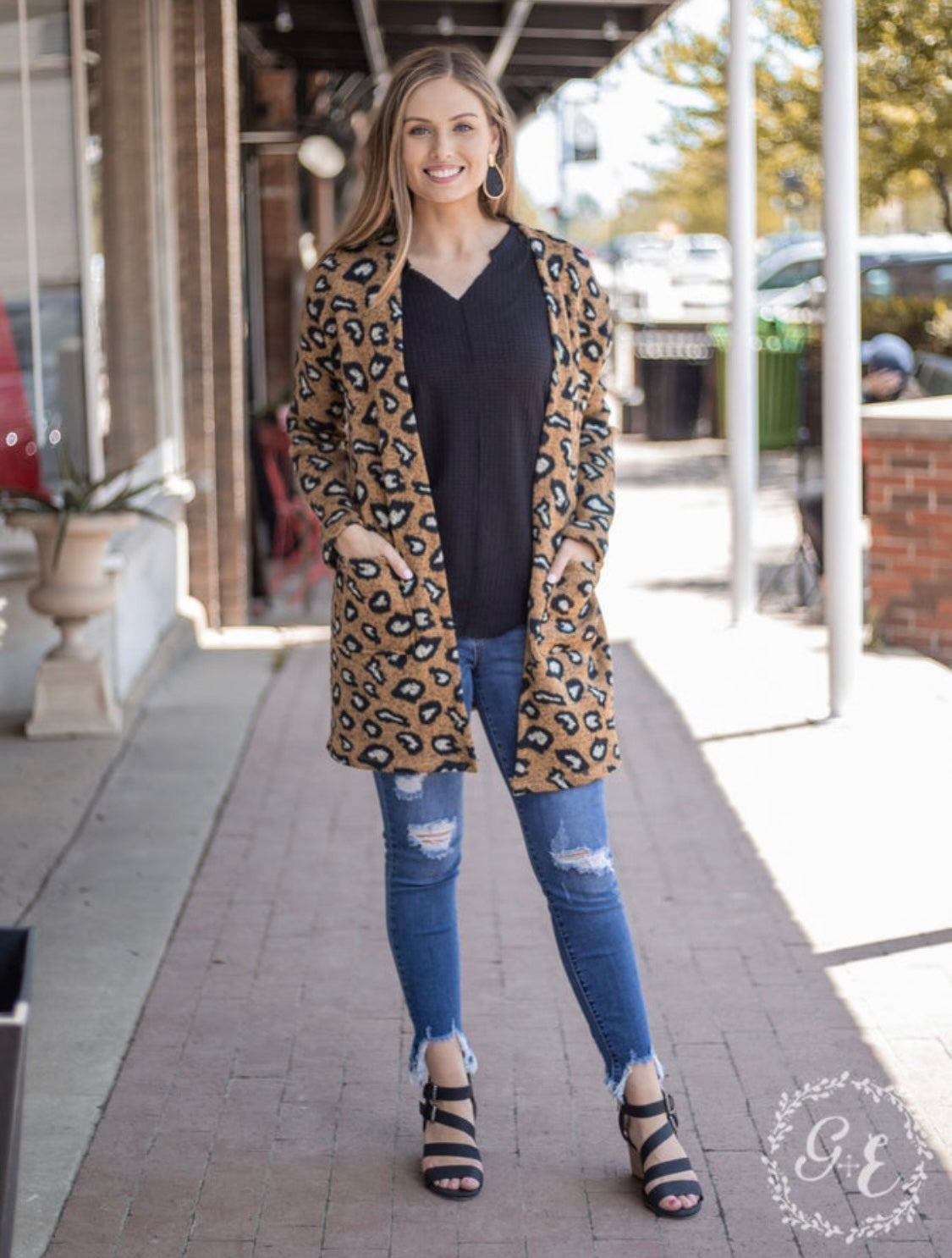 Fireplace Chillin Sweater Cardigan