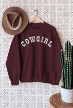 Load image into Gallery viewer, Cowgirl Crewneck Sweatshirt
