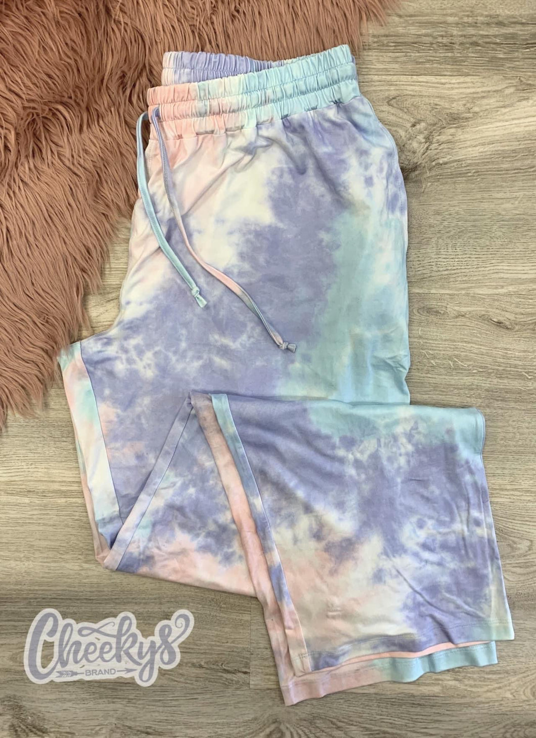 Pastel Tie Dye Cozy Pants