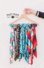 Load image into Gallery viewer, Caboose Kids wild rag satin scarfs
