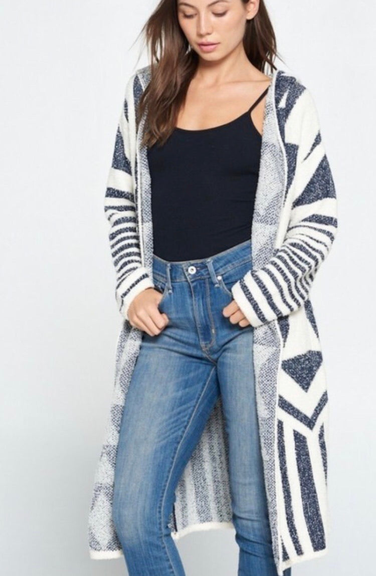 Elsa Hooded Sweater Cardigan