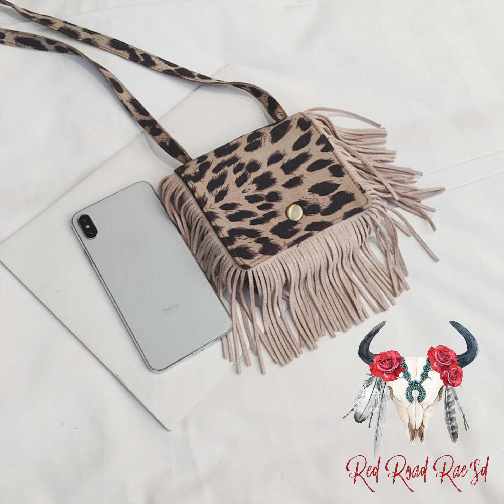 Youth Leather Fringe Crossbody