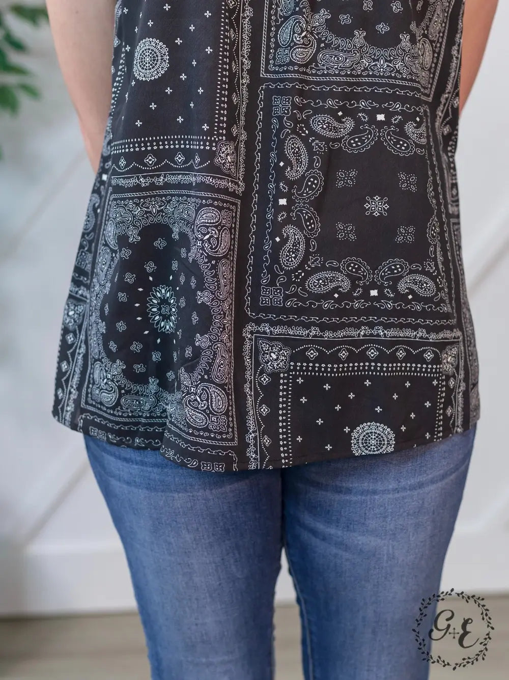 The Carry On Tie Strap Tank Top, Bandana & Leopard