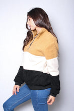 Load image into Gallery viewer, Sherpa Colorblock Pullover
