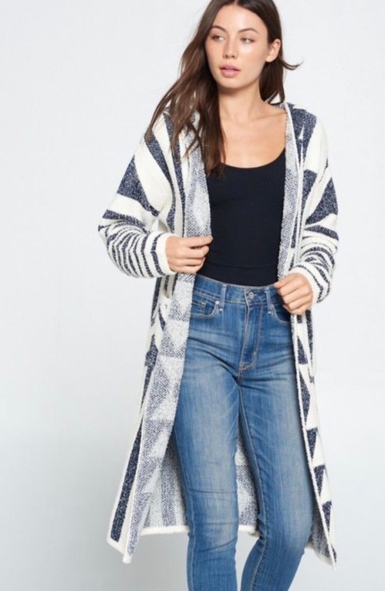 Elsa Hooded Sweater Cardigan