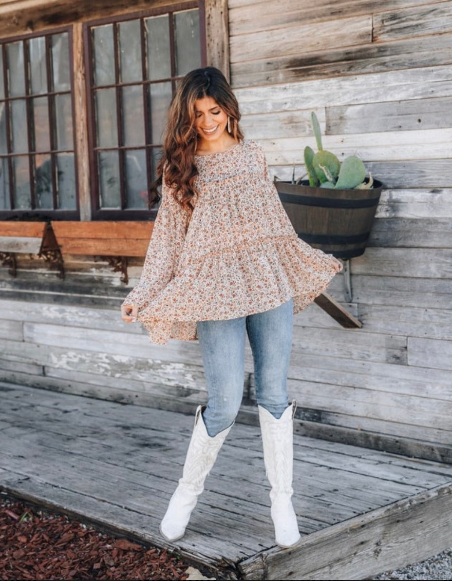 Autumn Blooms Top