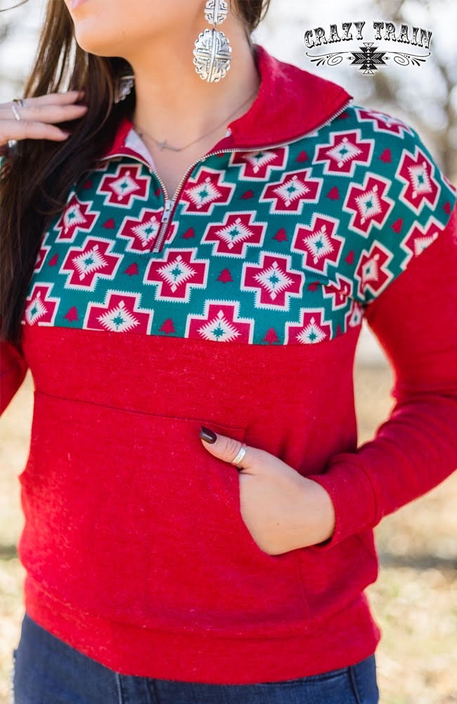 Christmas Cross Pullover