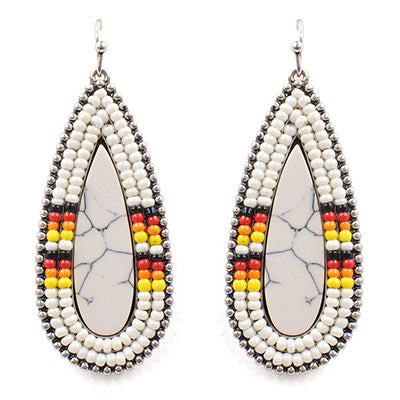 Tear drop earrings