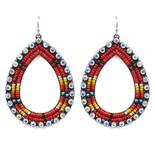 Load image into Gallery viewer, Open drop earrings
