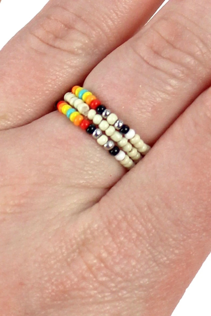 Rainbow Falls Ring Set