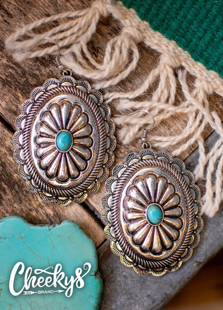 Saddle Your Dreams Concho Earrings