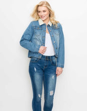 Load image into Gallery viewer, Denim/Sherpa Jacket
