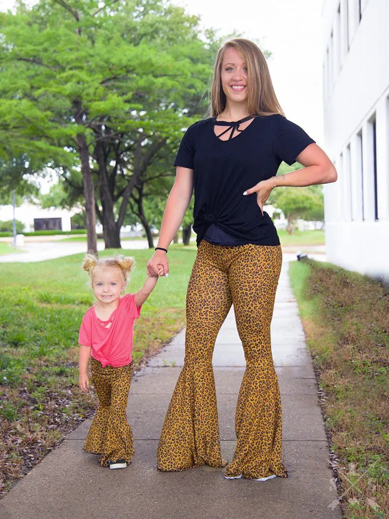 The Wild Ones Leopard Flare Pants