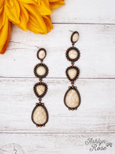 Load image into Gallery viewer, ALONG THE TRAIL ROCK DANGLE EARRINGS
