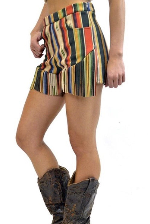 Sassy serape shorts