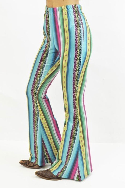 Cheetah serape flares