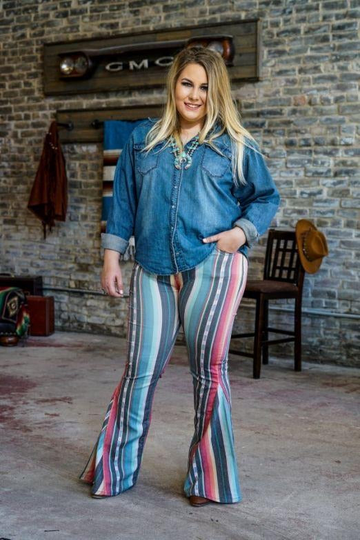 Serape Bell Bottoms