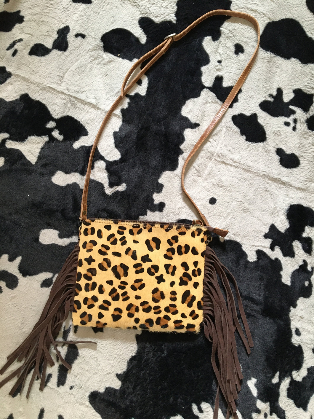 Leo fringe crossbody