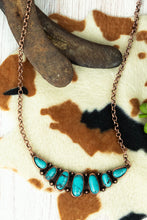 Load image into Gallery viewer, TURQUOISE ROWLAND HEIGHTS COPPERTONE NECKLACE
