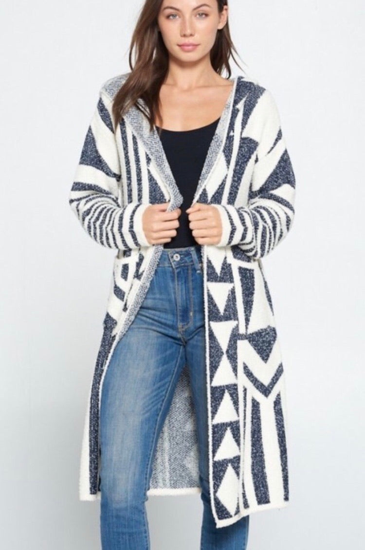 Elsa Hooded Sweater Cardigan