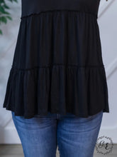 Load image into Gallery viewer, Casual Sunday Babydoll Sleeveless Blouse In Black
