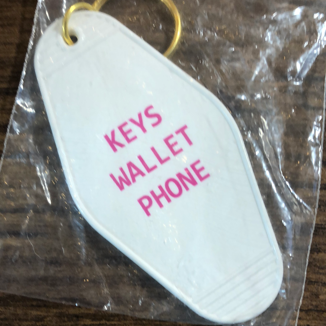 Vintage Hotel Keychains