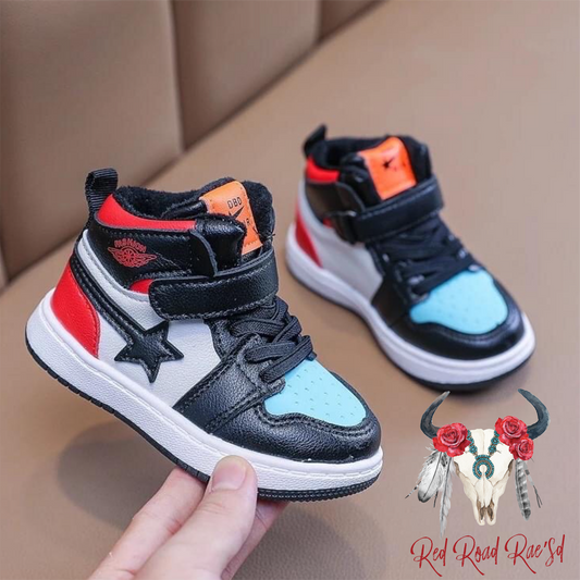 Star Baller Sneakers-Red Multi