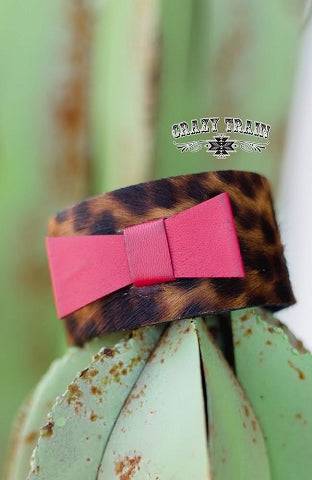 CT-Leopard bow cuff